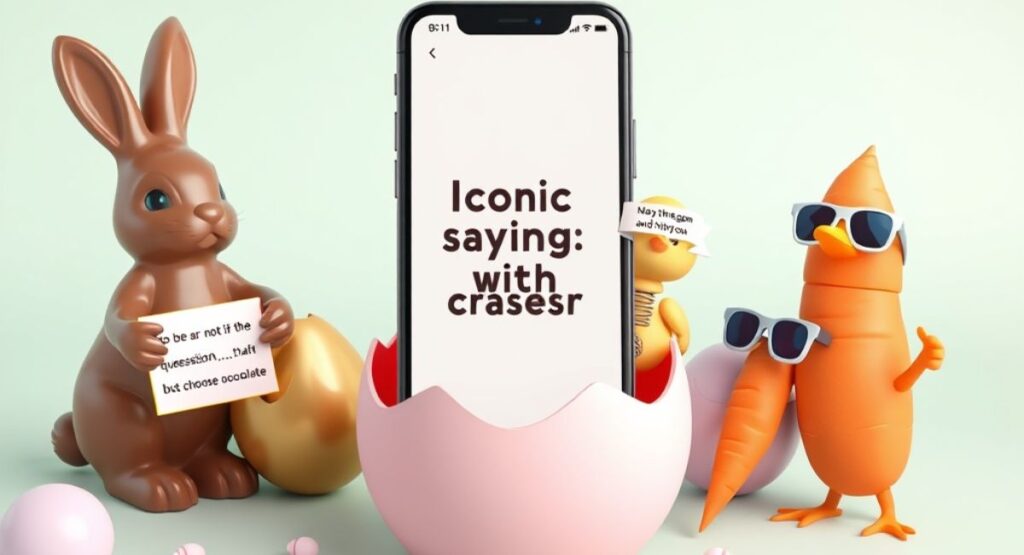 Iconic Sayings with an Easter Twist