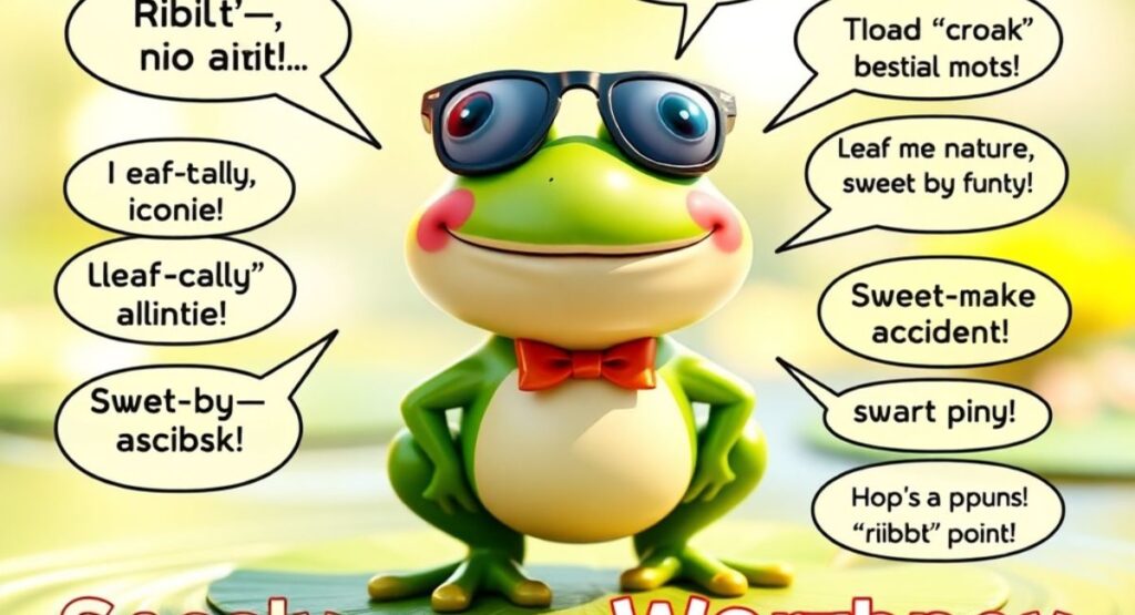 Silly & Sassy Frog Wordplay