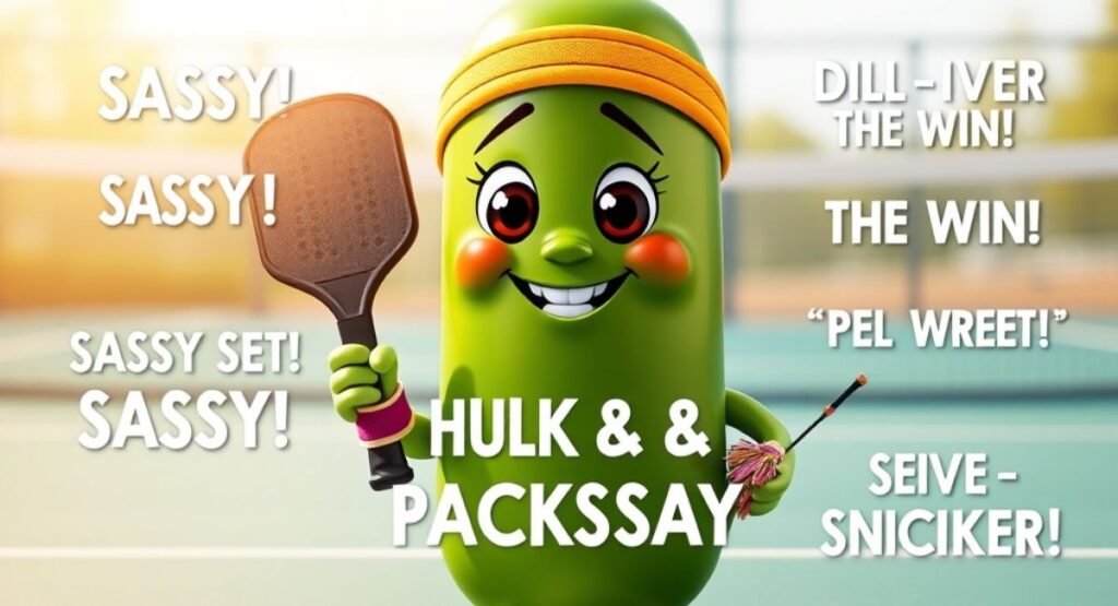 Silly & Sassy Pickleball Wordplay