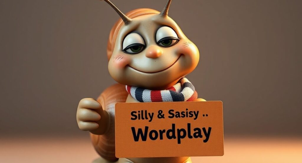 Silly & Sassy Snail Wordplay