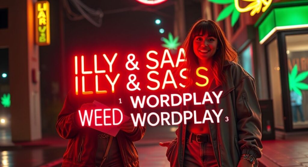 Silly & Sassy Weed Wordplay