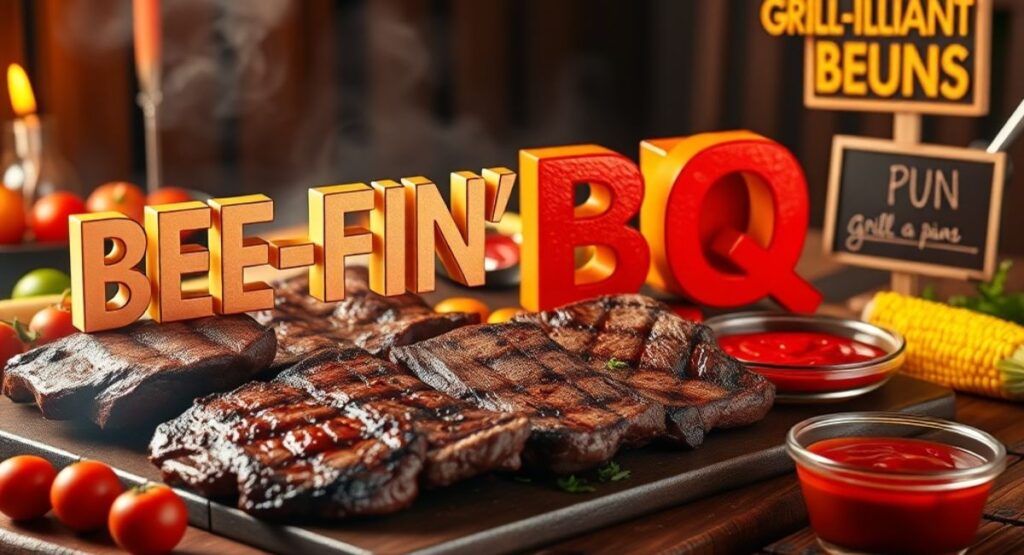 Beef Puns for BBQ 