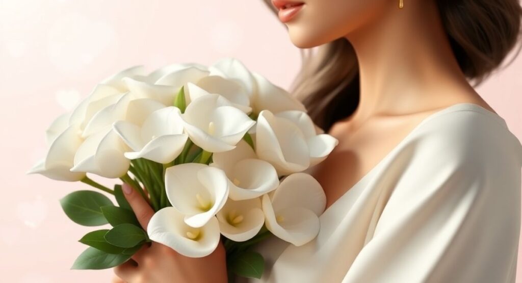 Best White Flower Captions