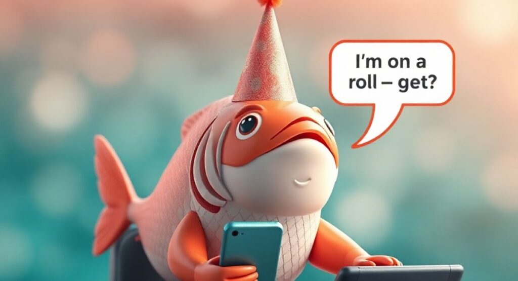 Funny Salmon Puns Captions