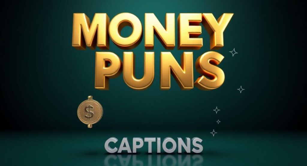 Money Puns Captions