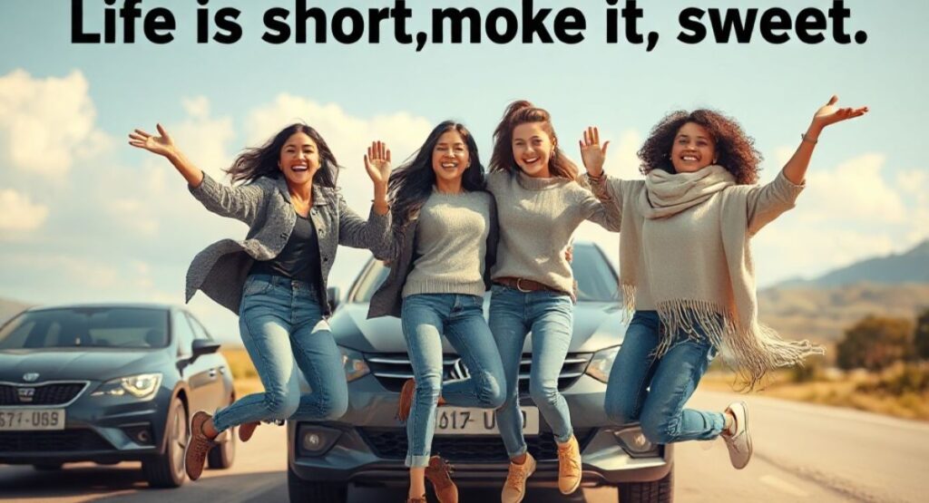 Road Trip With Friends Captions