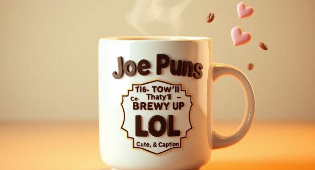 Romantic & Flirty Joe Puns 