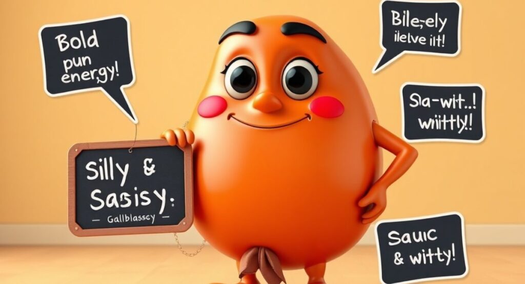 Silly & Sassy Gallbladder Wordplay