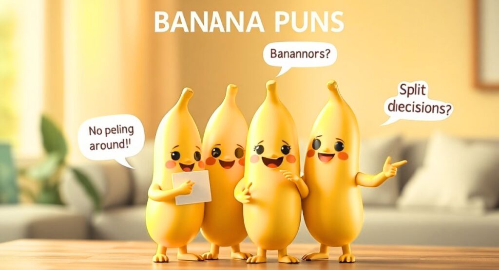 Silly, Sassy & Bold Banana Puns