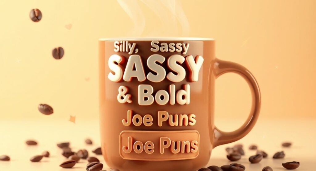 Silly, Sassy & Bold Joe Puns 