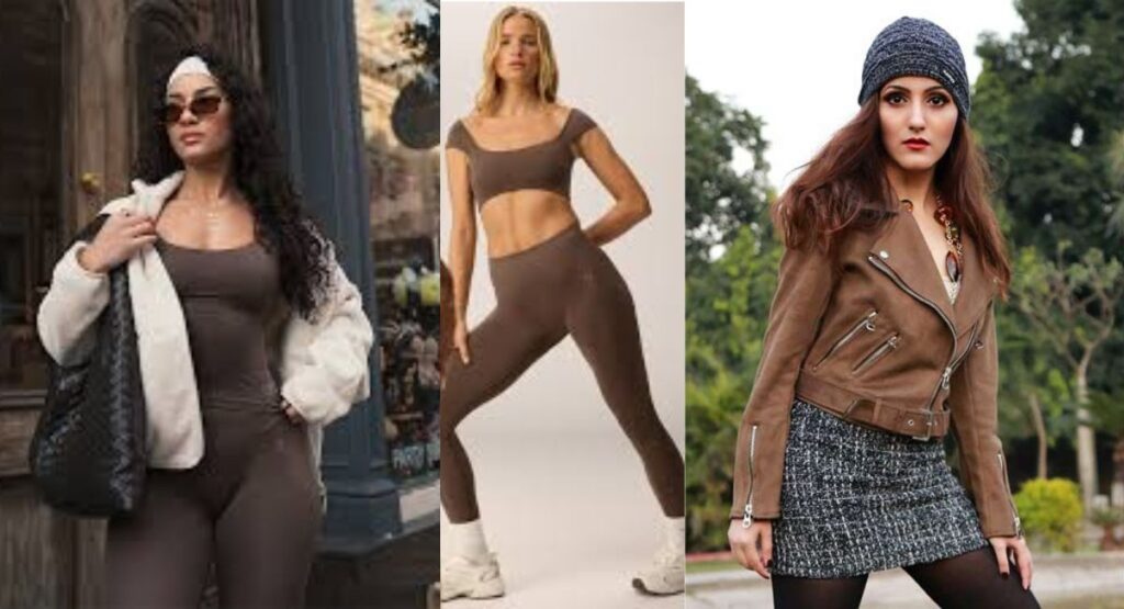 Sports Girl Brown Outfit Caption Ideas 