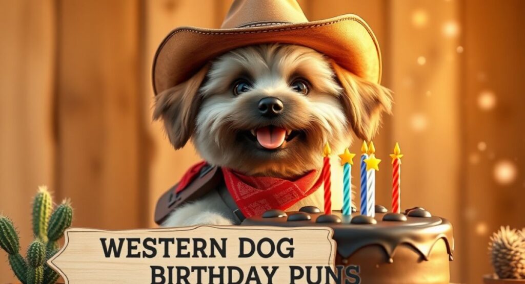 Western Dog Birthday Puns