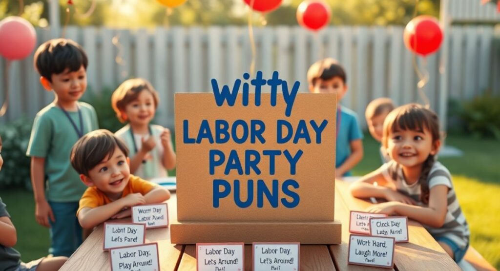 Witty Labor Day Party Puns