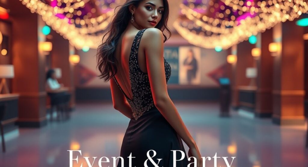 Event & Party Model Captions