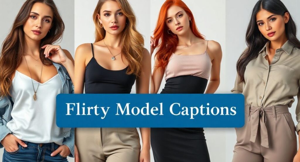 Flirty Model Captions