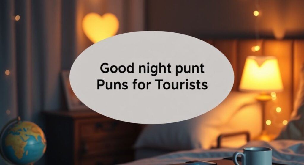 Good Night Puns for Tourists