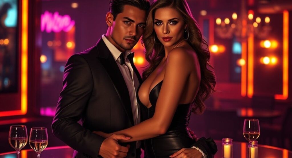Hot Wife Captions for Night Party
