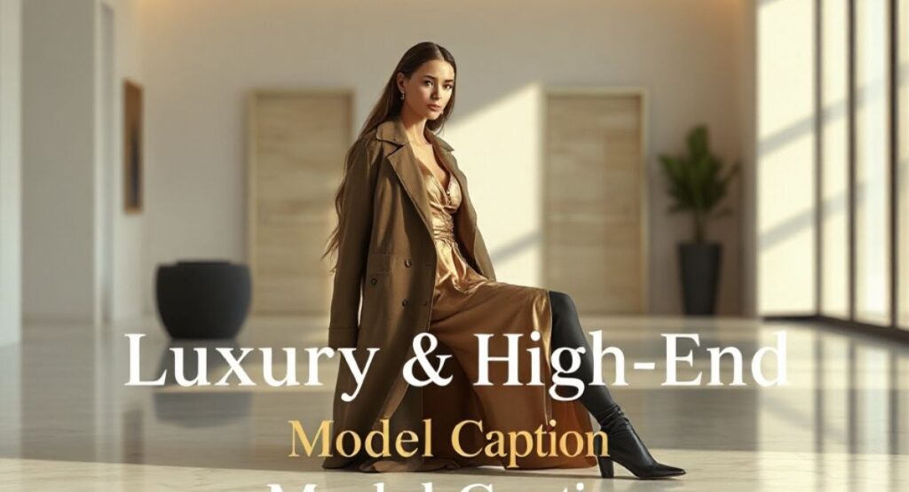 Luxury & High-End Model Captions