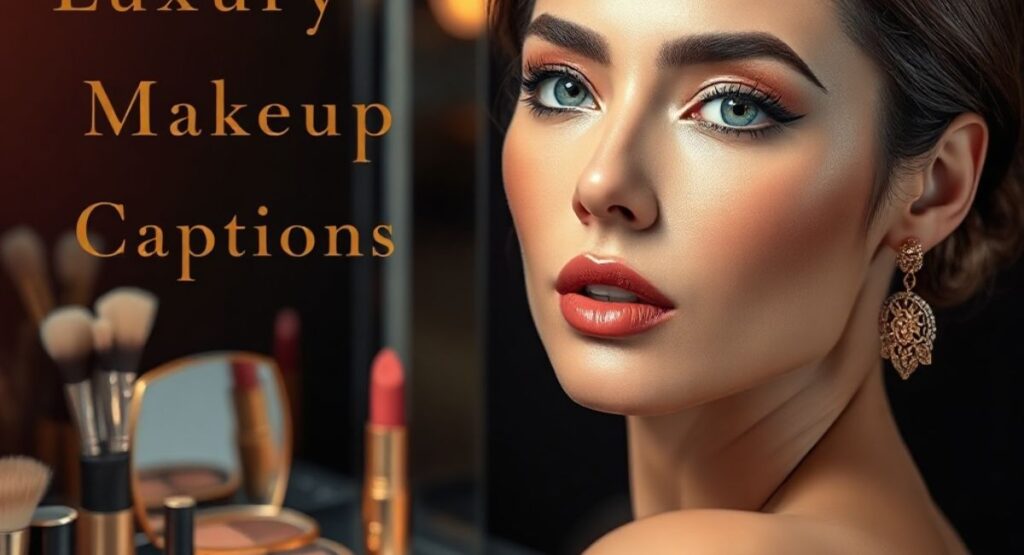 Luxury Makeup Captions