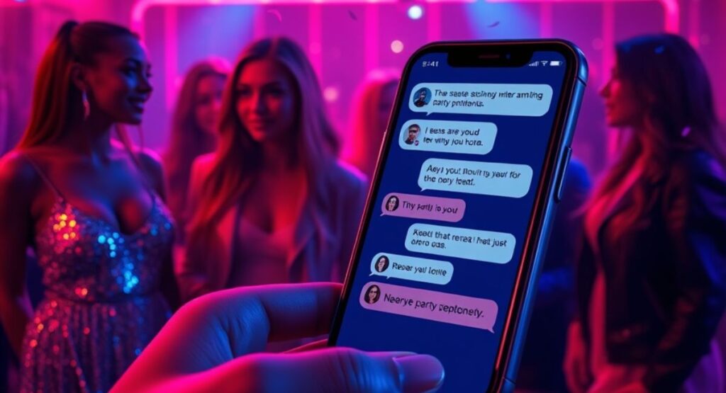 Party Night Out Captions 
