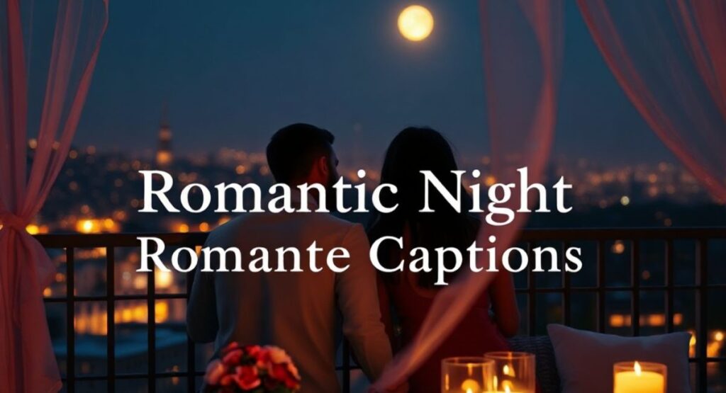 Romantic Night Captions