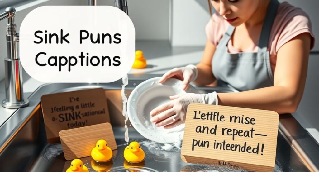 Sink Puns Captions 
