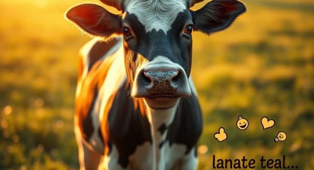 Social Media Cow Captions 