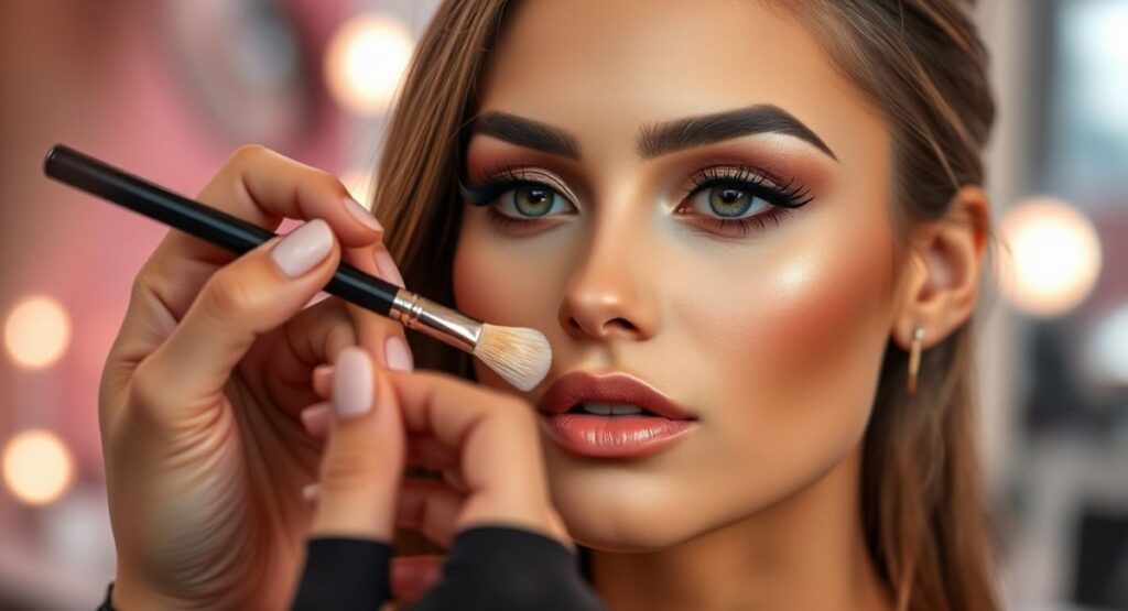 Viral Glam Makeup Captions