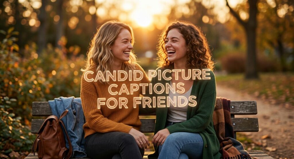 Candid Picture Captions for Friends