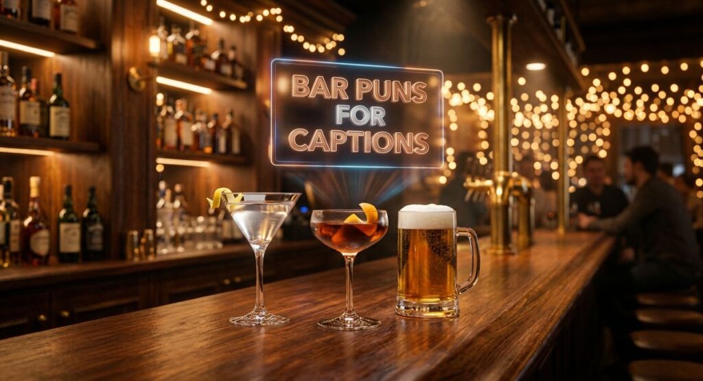 Bar Puns For Captions