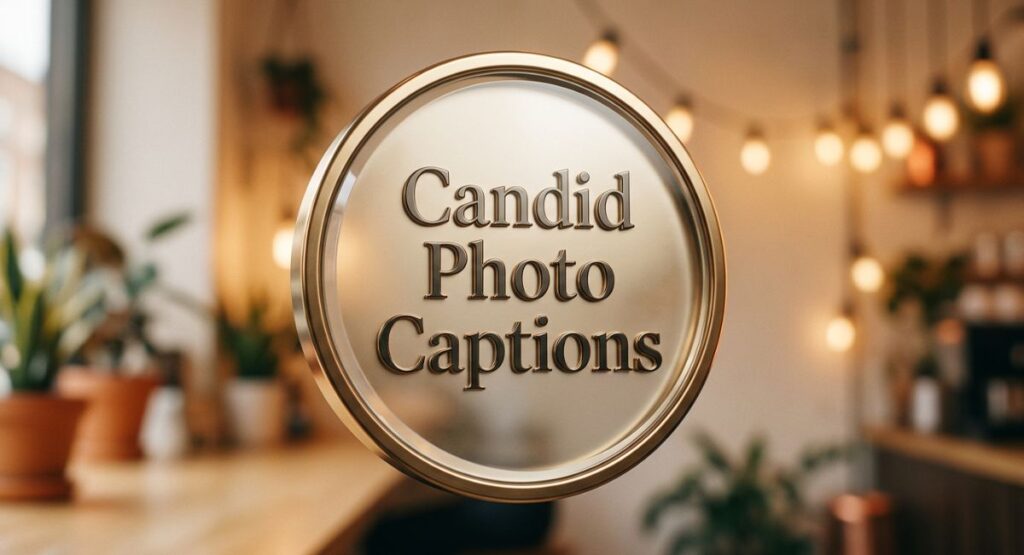 Candid Photo Captions