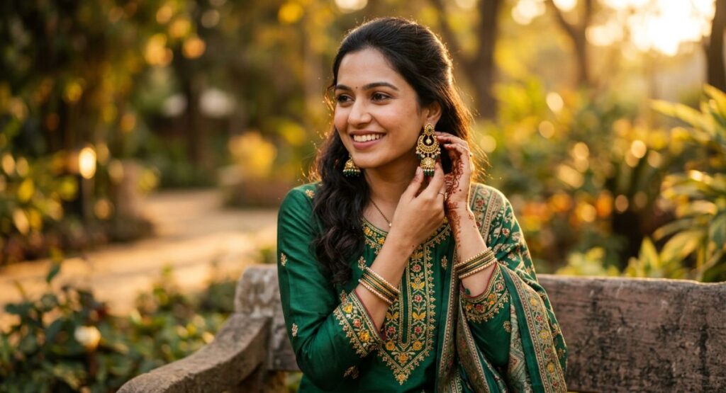 Desi Jewelry Captions