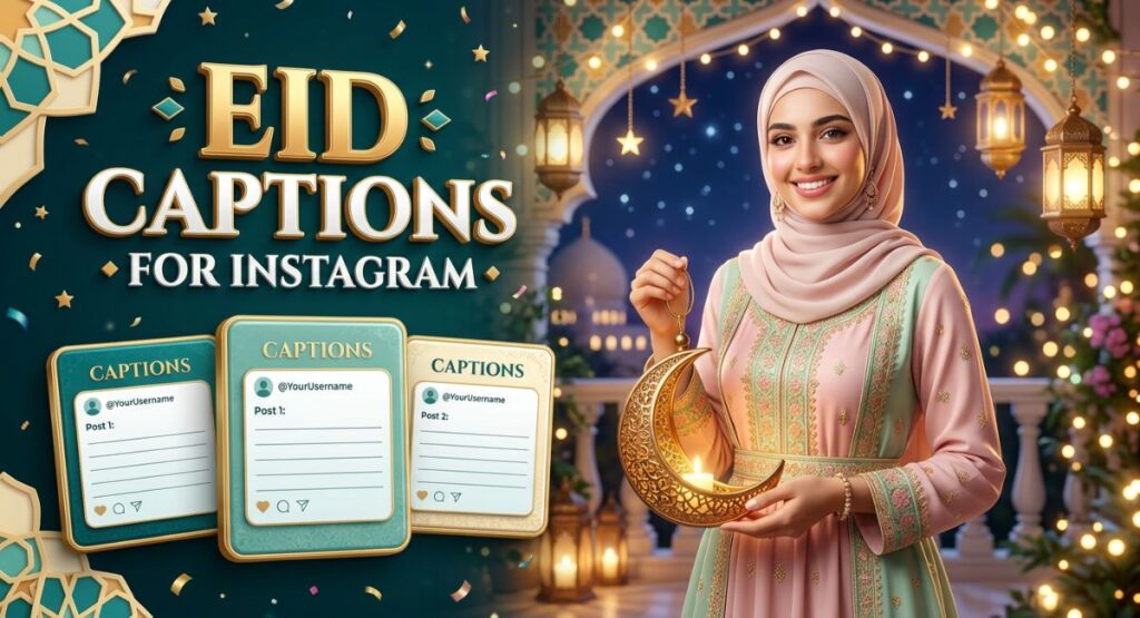 Eid Captions for Instagram for Girl