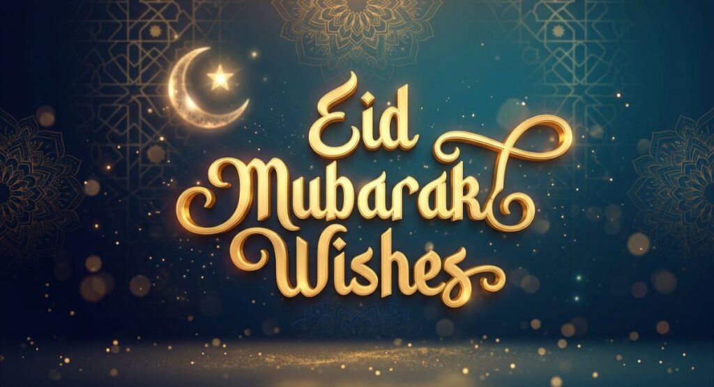 Eid Mubarak Wishes as Captions