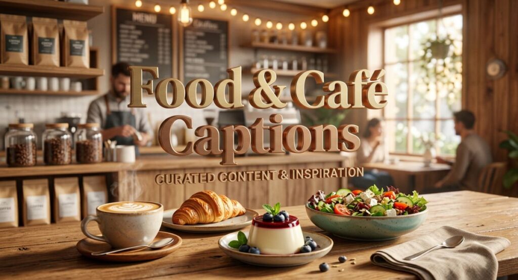 Food and Café Captions