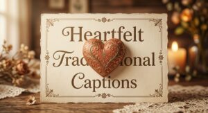 Heartfelt Traditional Captions for Instagram