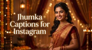 Jhumka Captions for Instagram: Desi Jewelry & Wedding