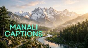 Manali Captions and Quotes for Instagram