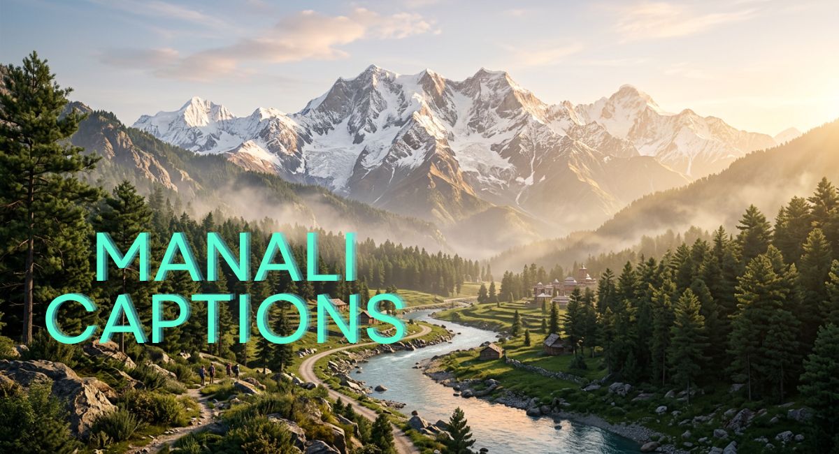 Manali Captions and Quotes for Instagram