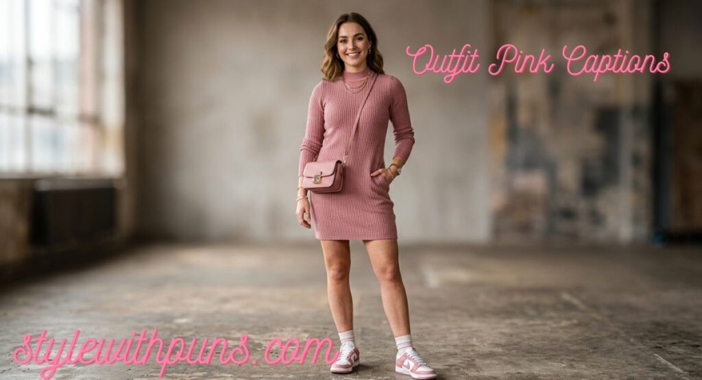 Outfit Pink CaptionsOutfit Pink Captions