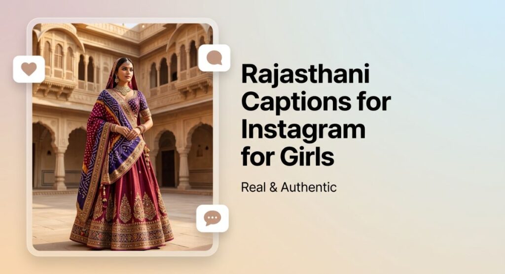Rajasthani Captions for Instagram for Girls