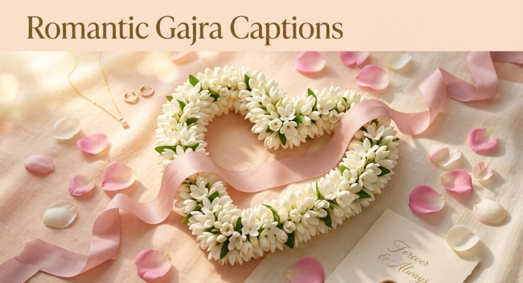Romantic Gajra Captions