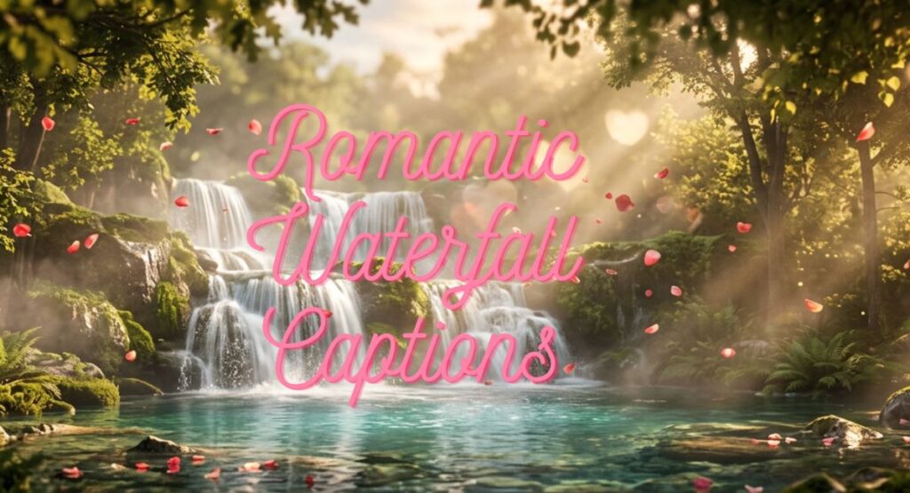 Romantic Waterfall Captions