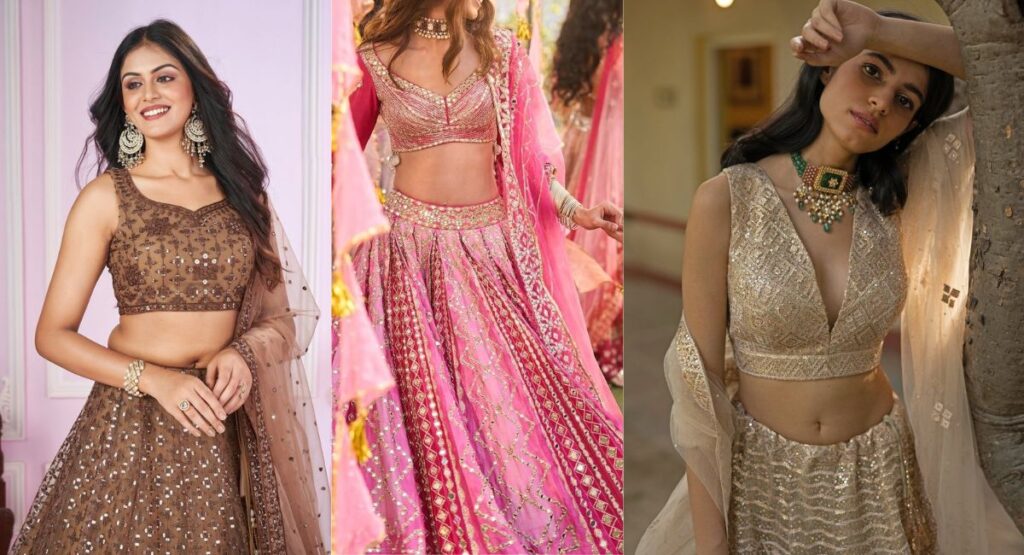 Stylish Caption for Lehenga