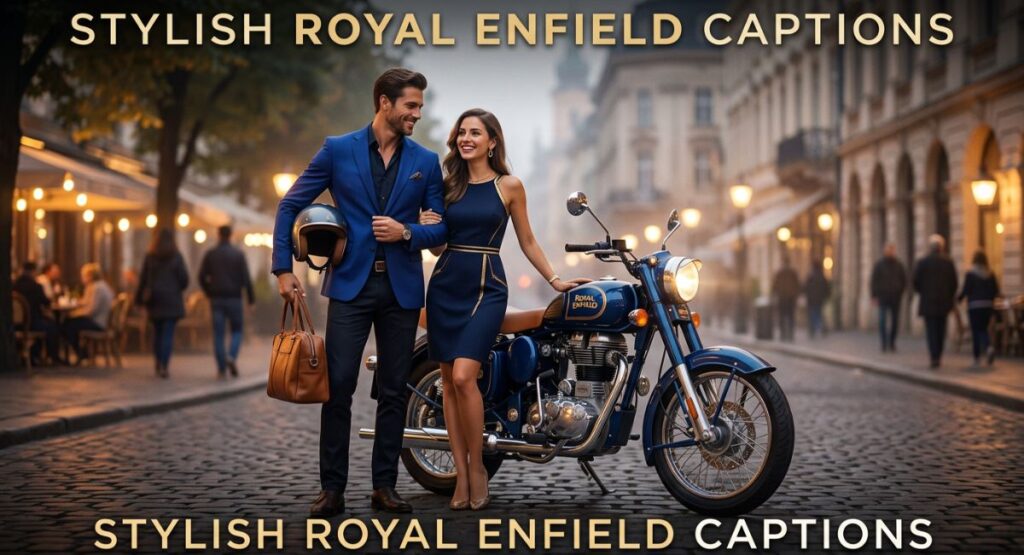 Stylish Royal Enfield Captions