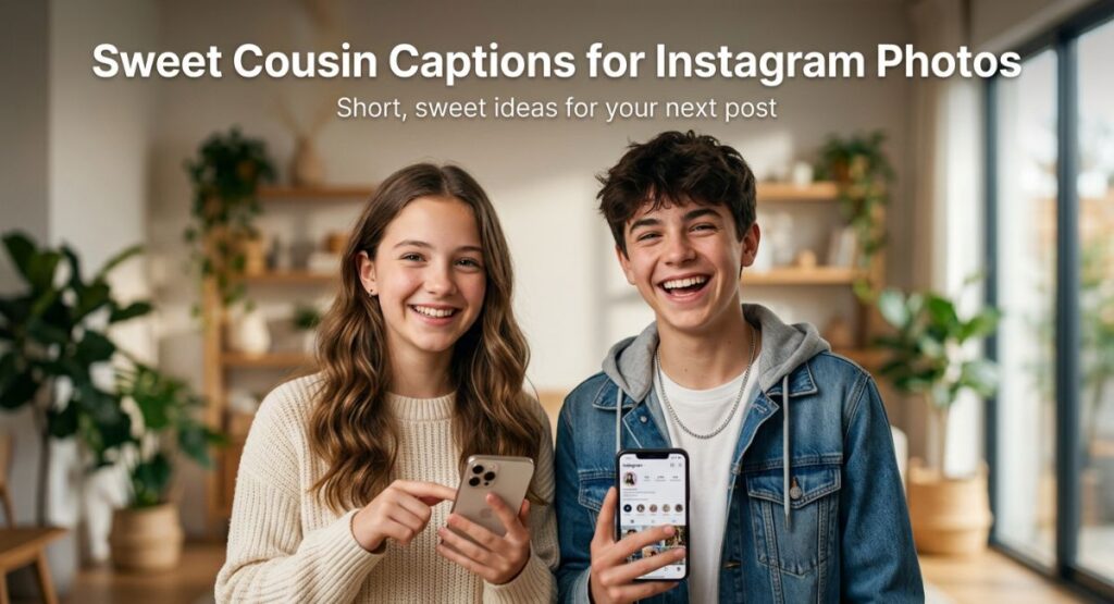 Sweet Cousin Captions for Instagram Photos