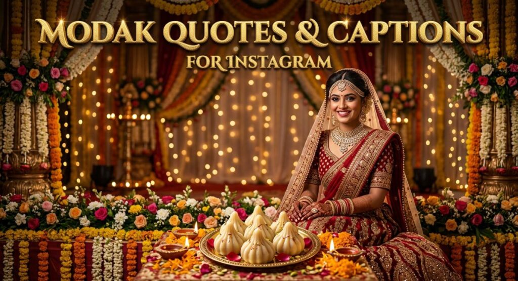 Sweet Modak Instagram Captions