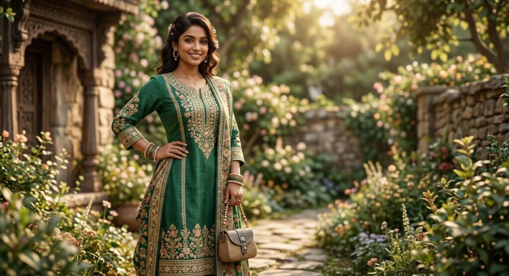 Traditional Look Captions for Instagram for Girl