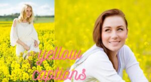 Yellow Captions for Instagram That Shine Bright