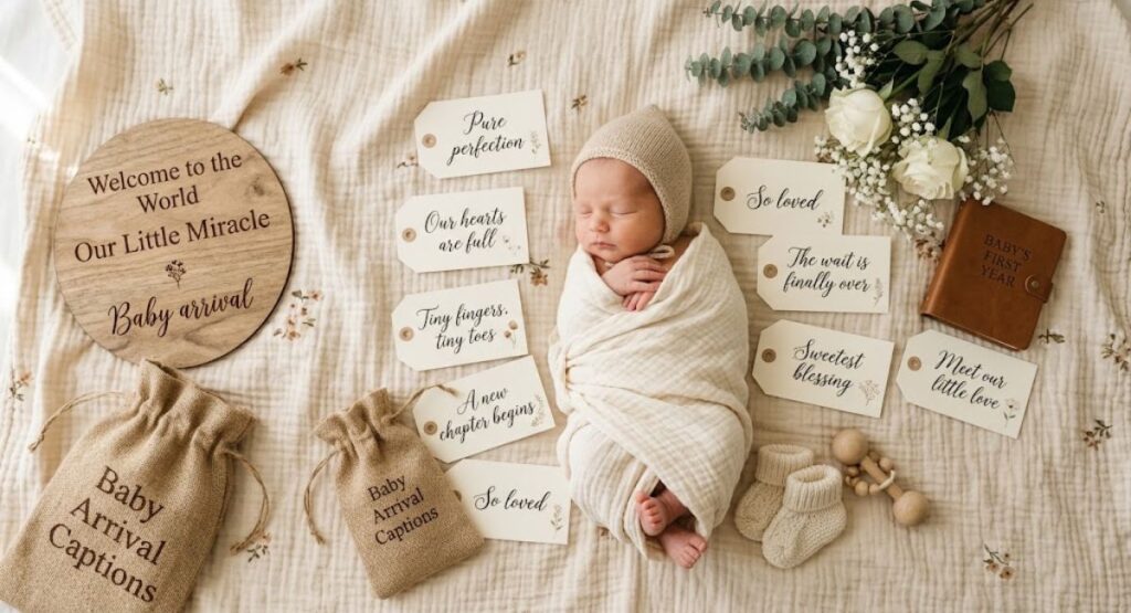 Baby Arrival Captions